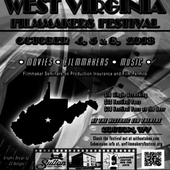 West Virginia Filmmakers Festival 2013 poster.
